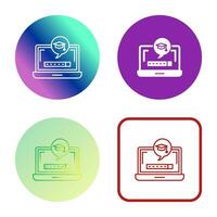 Digital Learning Vector Icon