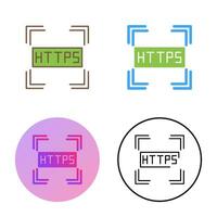 icono de vector de https