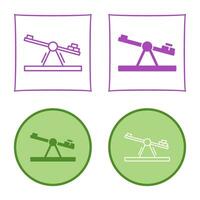 Seesaw Vector Icon