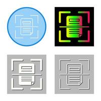Scan Vector Icon
