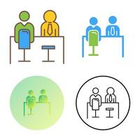 Employee Interview Vector Icon