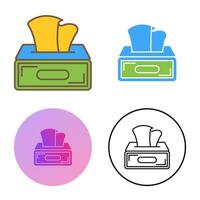 Tissue Box Vector Icon