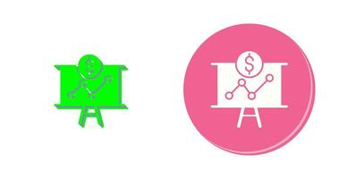 icono de vector de presentación