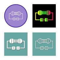 Resistor Vector Icon