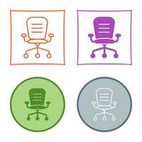 Office Chair Vector Icon