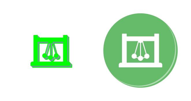 icono de vector de péndulo