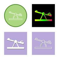 Seesaw Vector Icon