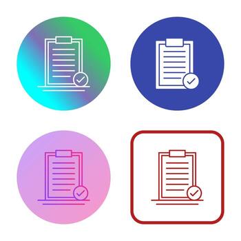 icono de vector seleccionado