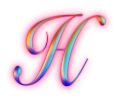 Pink light Alphabet png