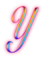 Pink light Alphabet png