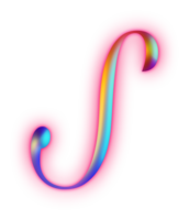 Pink light Alphabet png