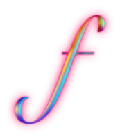 Pink light Alphabet png