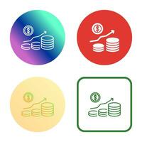 Money Growth Vector Icon