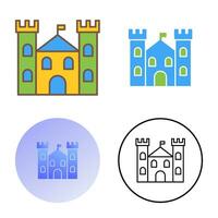 icono de vector de castillo