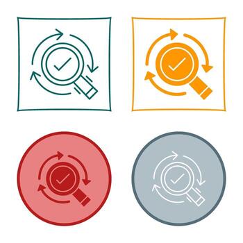 icono de vector de investigación