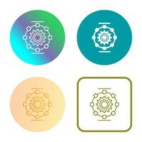 Automated Process Vector Icon