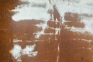 Old rusty and stain grungy wall texture and background photo