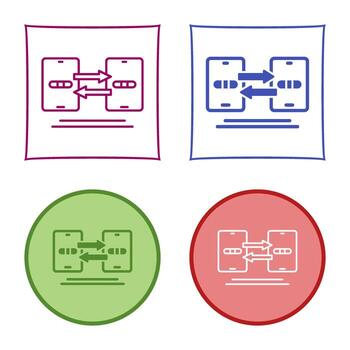 Data Synchronization Vector Icon