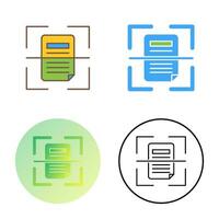 Scan Vector Icon