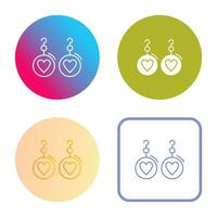 Earrings Vector Icon