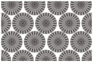 Mandala Ornament Muster mit transparent Hintergrund png