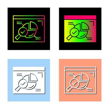 icono de vector de investigación