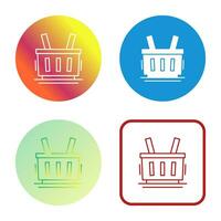 Shopping Basket Vector Icon