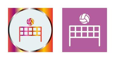 Beach Volleyball Vector Icon