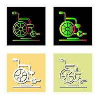 Wheel Chair Vector Icon