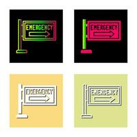 Emergency Sign Vector Icon