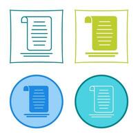 Document Vector Icon