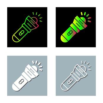 Flashlight Vector Icon