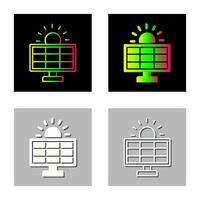 icono de vector de sistema solar