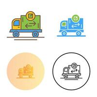 Delivery Truck Vector Icon