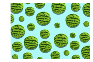 skiva av vattenmelon frukt mönster bakgrund png