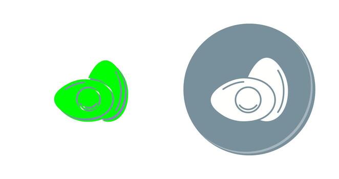 icono de vector de huevo