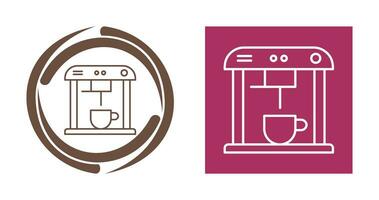 Unique Coffee Machine Vector Icon