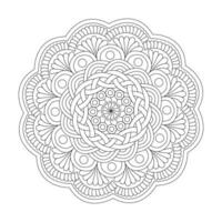 Celtic Meditative Mandalas coloring book mandala page for kdp book interior. vector