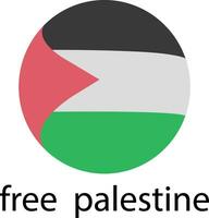 Free Palestine flag icon in flat. isolated on transparent background. use for banner, t-shirt, social media post as stand with Palestine freedom flag sign symbol vector for apps and website