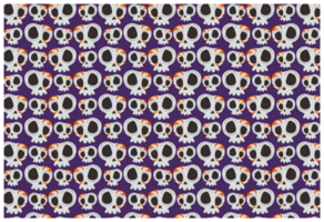 halloween - schedel - skelet patroon achtergrond png