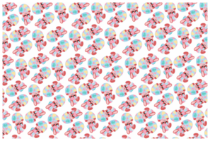 Easter Bunny Pattern Background png