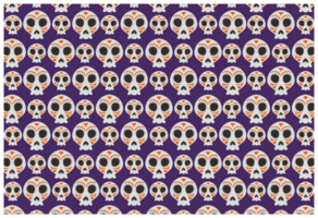 Halloween - Skull - Skeleton Pattern Background png