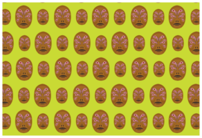 Halloween - a monster with many eyes Pattern Background png