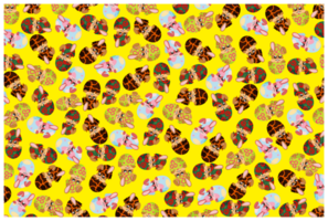 Easter Bunny Pattern Background png