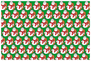 Christmas Snowman Pattern Background png