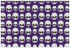 Halloween - Alien Pattern Background png