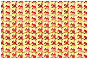 Easter Bunny Pattern Background png