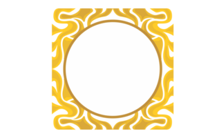 Welle Ornament Rand mit transparent Hintergrund png