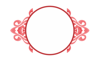 Strudel Ornament Rand mit transparent Hintergrund png