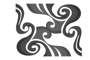 Swirl Ornament Border With Transparent Background png